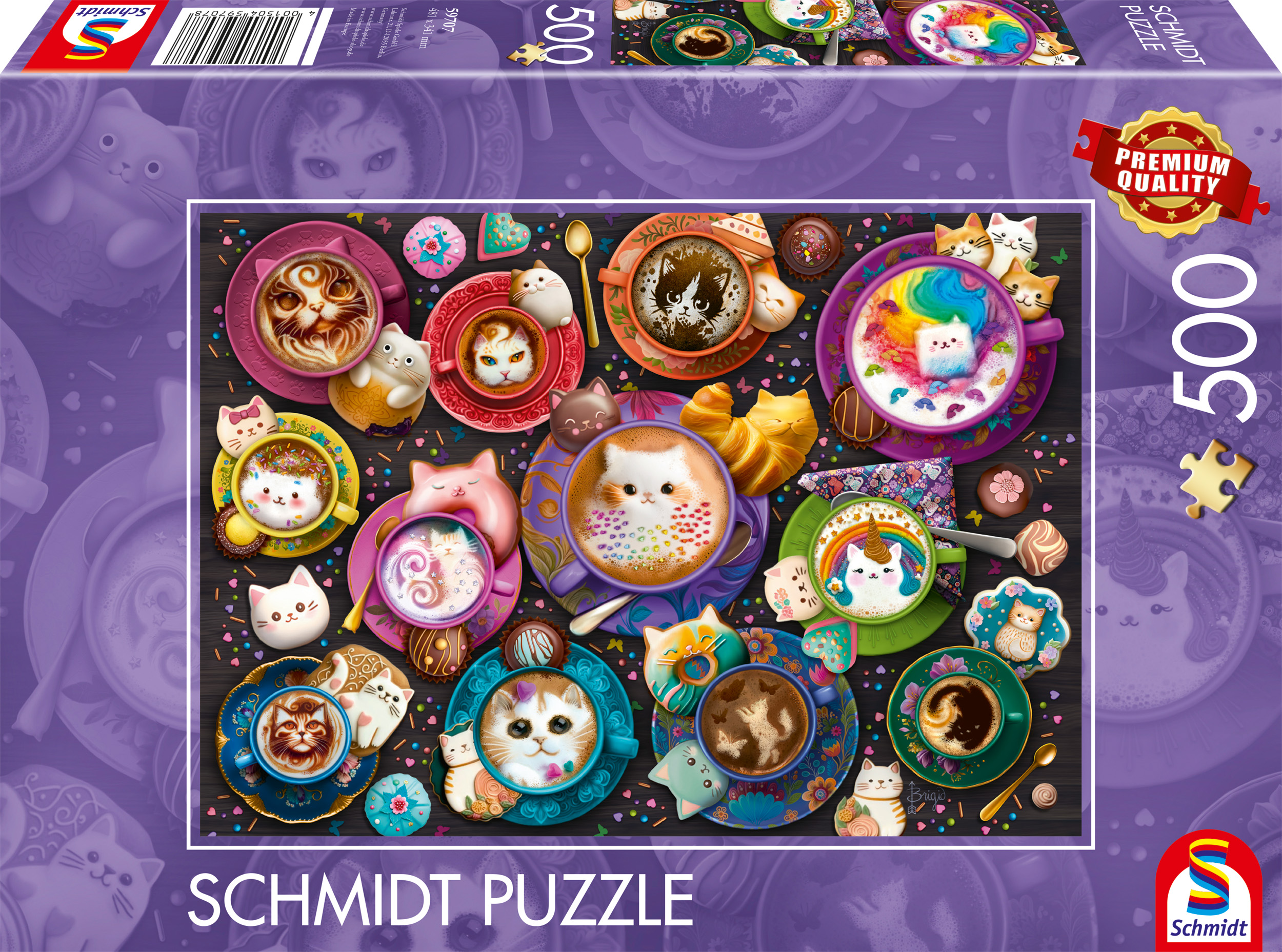 Katzen Puccino 500 Teile SCHMIDT SPIELE Puzzle Online Kaufen