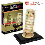  Cubic-Fun-L502H Puzzle 3D mit LED - Schiefer Turm von Pisa