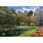 Puzzle  Perre-Anatolian-4900 Cottage im Frühling