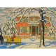 Lawren S. Harris - Red House and Yellow Sleigh