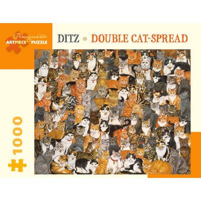 Puzzle Pomegranate-AA997 Ditz - Double Cat-Spread