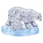   3D Crystal Puzzle - Eisbärenpaar