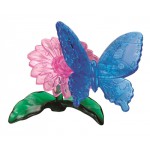 HCM-Kinzel-59125 3D-Puzzle aus Plexiglas - Die Blume und der Schmetterling