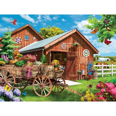 Puzzle Master-Pieces-32056 Lazy Days - Flying to Flower Farm