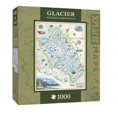Puzzle Master-Pieces-71704 Xplorer Maps - Glacier