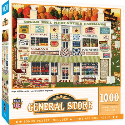 Puzzle Master-Pieces-82124 Sugar Hill Mercantile