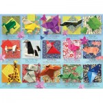 Puzzle  Cobble-Hill-85083 XXL Teile - Origami Animals