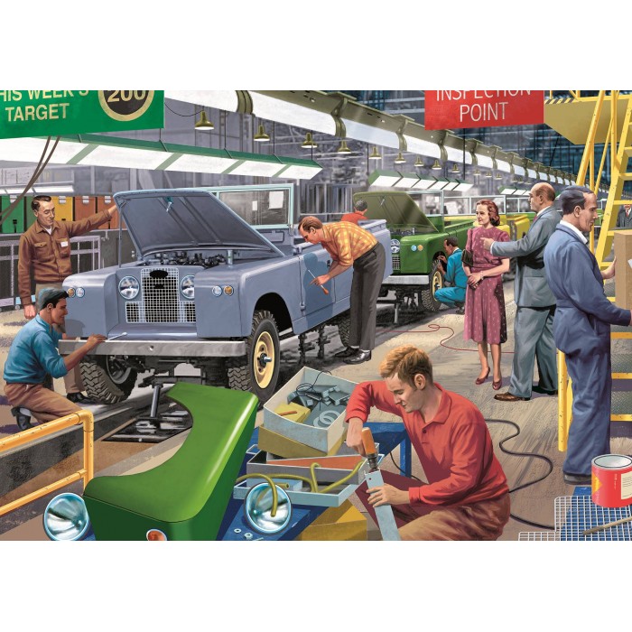 Puzzle  Falcon-00138 Die Autofabrik