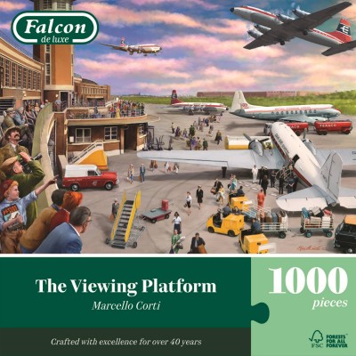 Puzzle Falcon-00140 Flughafen-Terminal