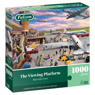 Puzzle Falcon-00140 Flughafen-Terminal