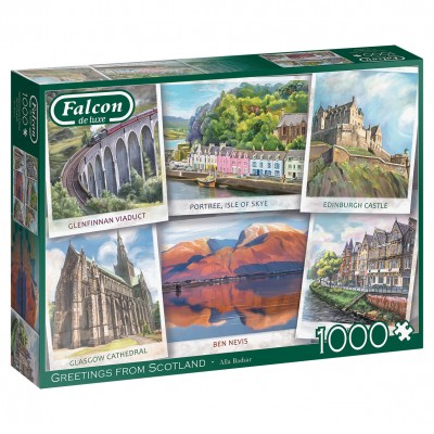 Puzzle Falcon-11325 Greetings from Scotland