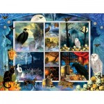 Puzzle   Finchley Paper Arts - Halloween Stamps Spooky