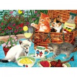 Puzzle   Julie Bauknecht - Picnic Kittens