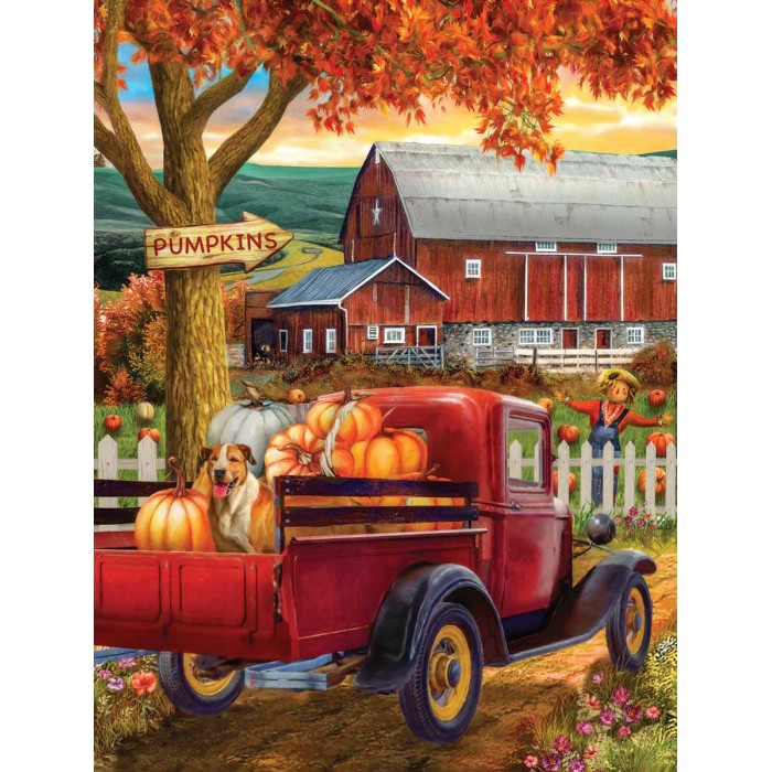 Puzzle  Sunsout-23042 XXL Teile - Kürbis-Saison