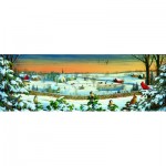 Puzzle  Sunsout-29196 XXL Teile - Winter Panorama