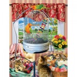 Puzzle  Sunsout-35072 Lori Schory - Bird Cage