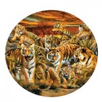 Puzzle  Sunsout-35124 XXL Teile - Lori Schory - Tigers Galore