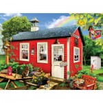 Puzzle  Sunsout-35165 Lori Schory - Little Red School House
