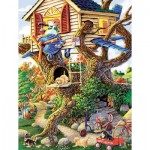 Puzzle  Sunsout-38784 XXL Teile - Boys Treehouse
