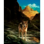 Puzzle  Sunsout-43031 Julie Bell - Lone Wolf