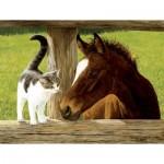 Puzzle  Sunsout-51528 XXL Teile - Whiskery Hello