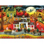Puzzle  Sunsout-54771 XXL Teile - Halloween Fright Night