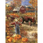 Puzzle  Sunsout-57144 Dona Gelsinger - The Pumpkin Patch Farm