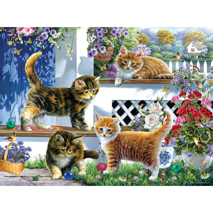 Puzzle Sunsout-61930 XXL Teile - Sunny Veranda