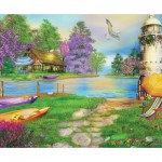 Puzzle  Sunsout-66510 Caplyn Dor - Seagull Bay