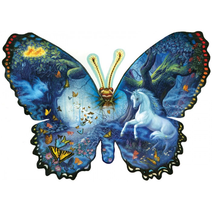 Puzzle Sunsout-95330 Ruth Sanderson - Fantasy Butterfly