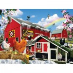 Puzzle   XXL Teile - Spring Chickens