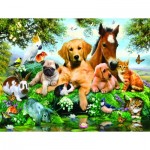 Puzzle   XXL Teile - Summer Pals