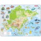 Rahmenpuzzle - Asien (auf Englisch)