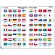 Rahmenpuzzle - Flaggen der Welt