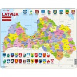 Larsen-A10-LE Rahmenpuzzle - Lettland