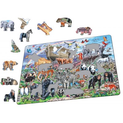 Larsen-HL10 Rahmenpuzzle - Arche Noah