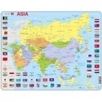  Larsen-K44-GB Rahmenpuzzle - Asien (auf Englisch)