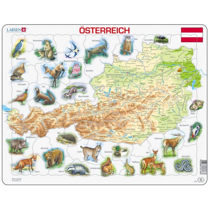 Rahmenpuzzle - Österreich