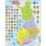  Larsen-K99-FI Rahmenpuzzle - Finnland (auf Finnisch)