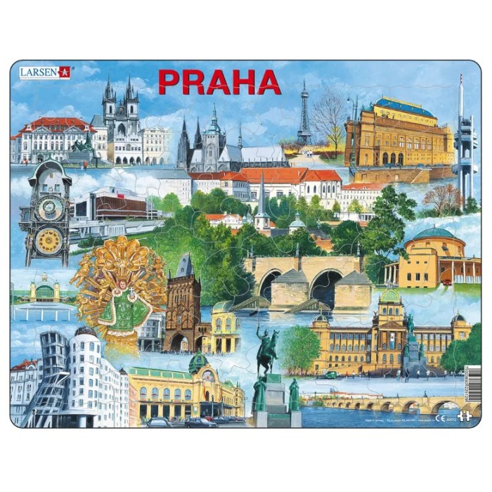 Rahmenpuzzle - Prag