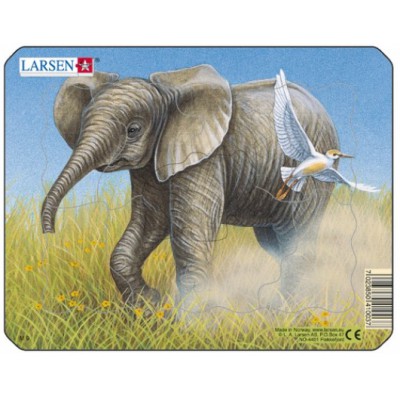 Larsen-M9-1 Rahmenpuzzle - Elefantenbaby