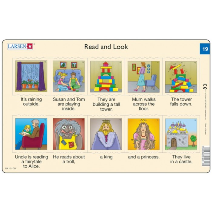 Rahmenpuzzle - Read and Look 19-20 (auf Englisch)