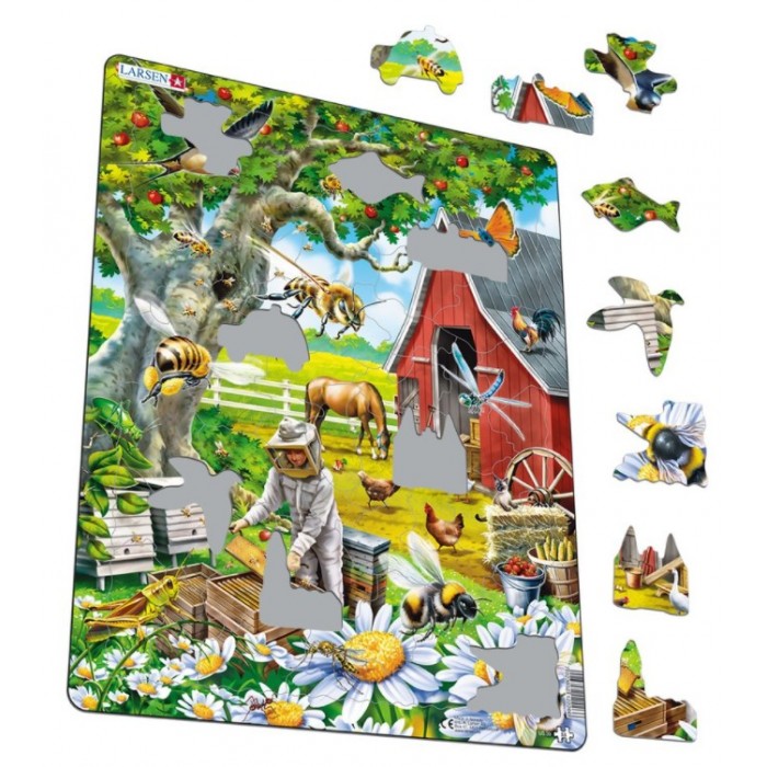 Larsen-US39 Rahmenpuzzle - Bienenzucht