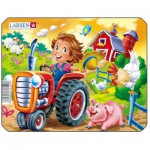  Larsen-Z11-2 Rahmenpuzzle - Traktor