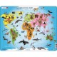 Rahmenpuzzle - Animals of the World (Spanish)