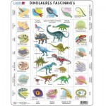   Rahmenpuzzle - Dinosaurier (auf Französisch)
