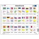 Rahmenpuzzle - MemoPuzzle - Names, Flags and Capitals of 27 EU Member States (Italian)