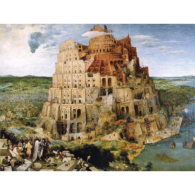 Puzzle Piatnik-5639 Brueghel: Der Turm zu Babel