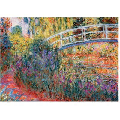 Wentworth-1210 Holzpuzzle - Claude Monet: Le Pont Japonais
