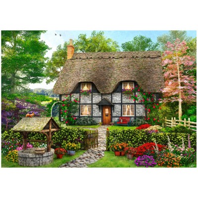 Wentworth-801902 Holzpuzzle - Meadow Cottage